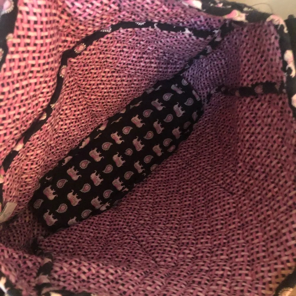 VERA BRADLEY Messenger LapTop Bag Pink Elephants